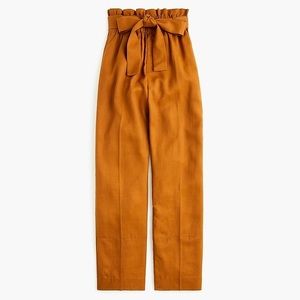 J Crew drapey paper bag pants